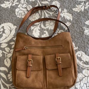 Leather (Faux) messenger purse/bag